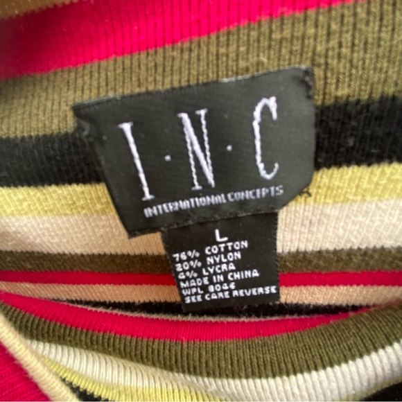 Y2K Multicolor Striped Sweater Size Large - Picture 4 of 4